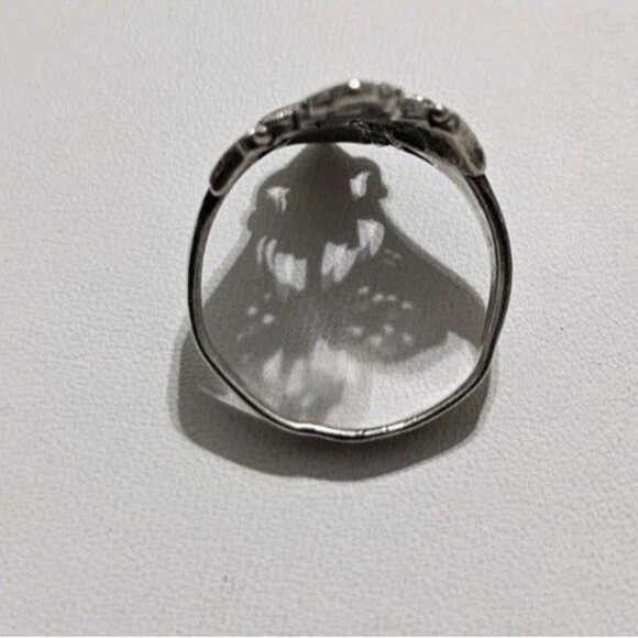 Sterling Silver 925 Cross Ring Size 7 - Picture 5 of 10